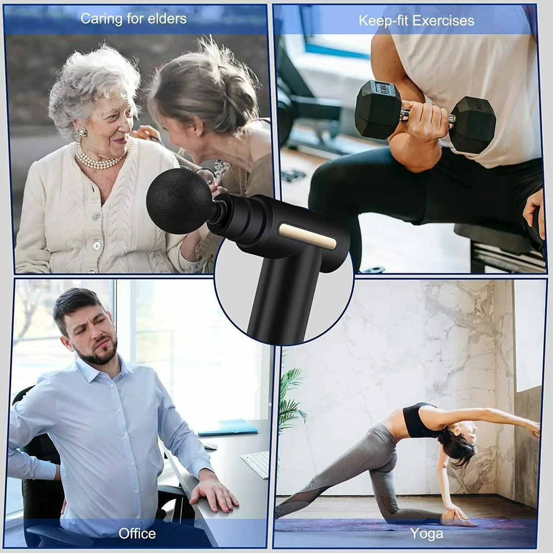 Deep Tissue Massager – Cordless for Muscle Pain Relief |